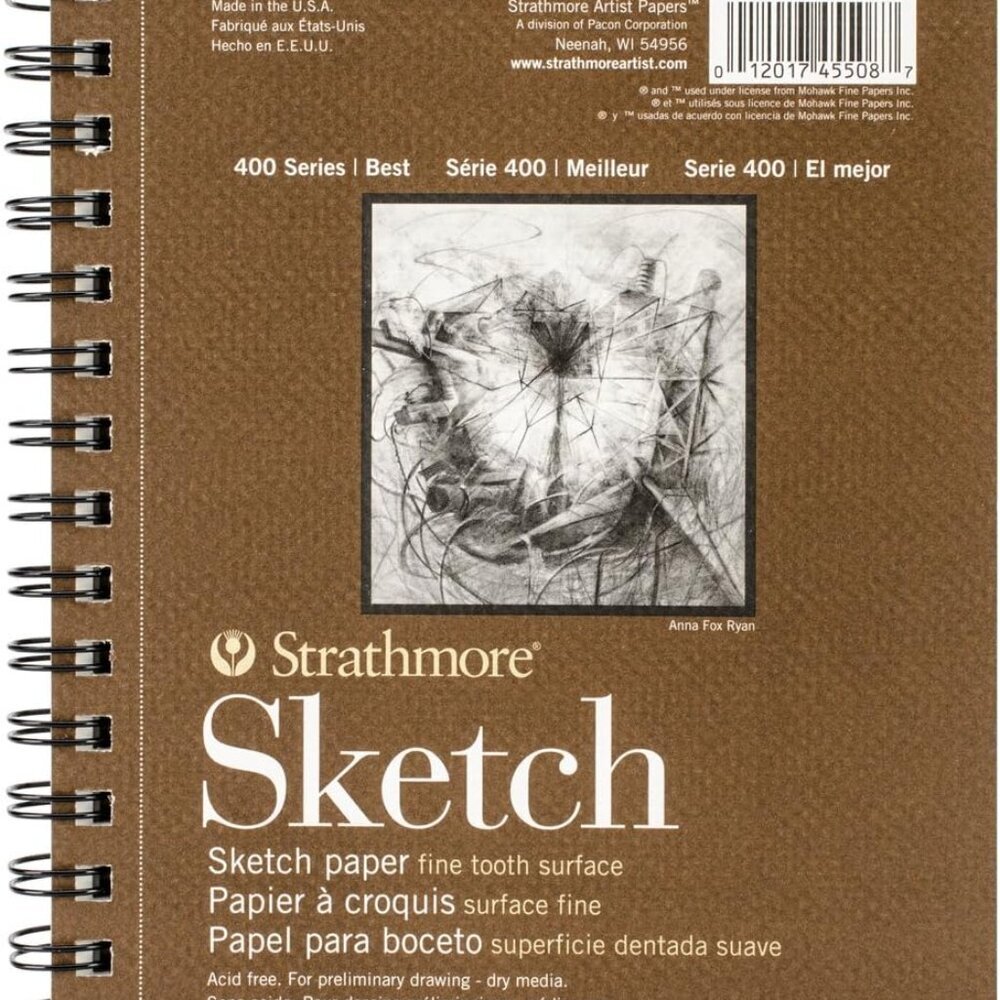 400 Series Sketch Pad, 5.5x8.5 inch, 100 Sheets - Artist Sketchbook for Drawing,